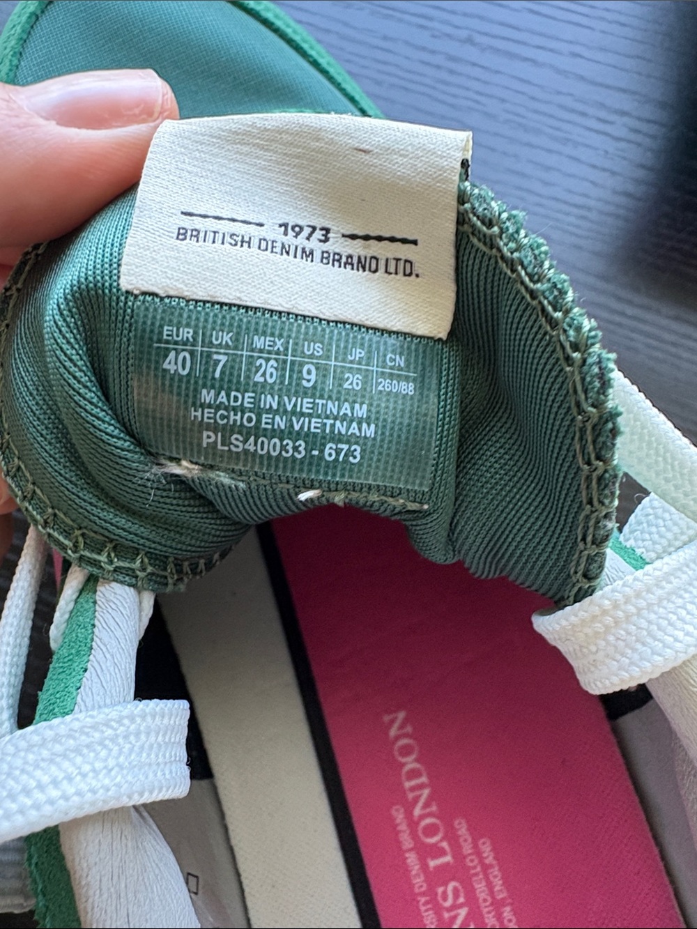 Pepe Jeans Green, Pink & White Women's Sneakers View 6